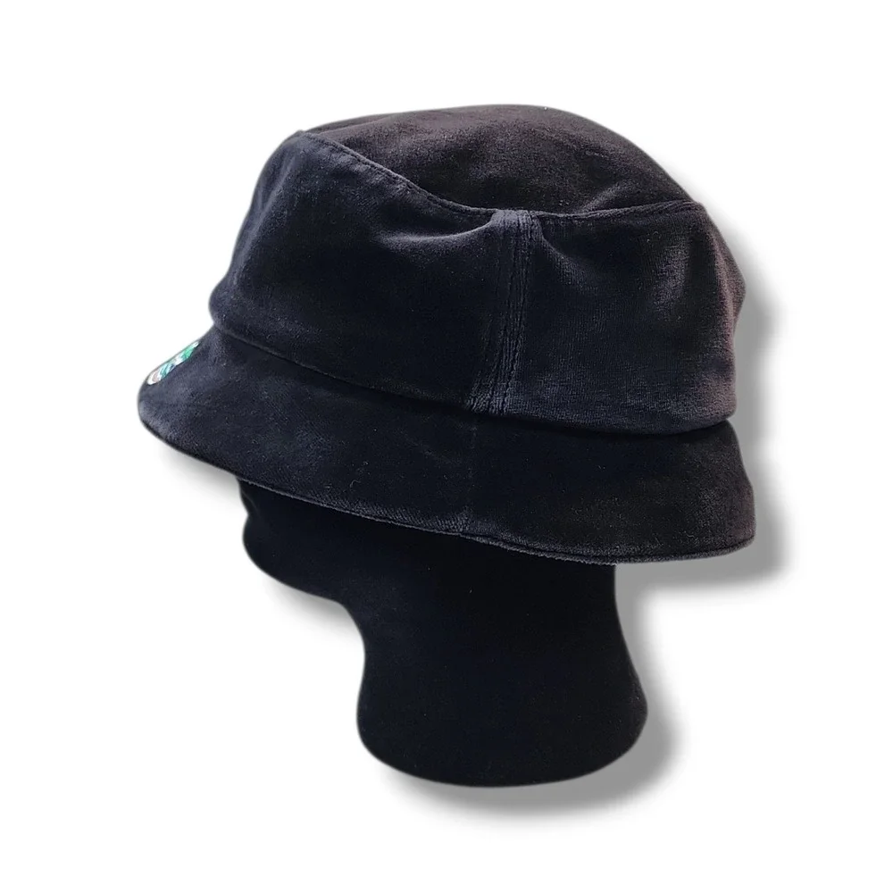 Vintage Nike Team‎ Elite Florida Gators Black Velour/Velvet Bucket Hat